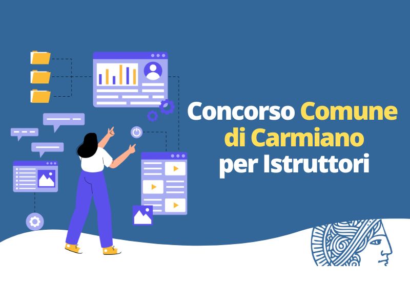 PREPARAZIONE AL CONCORSO - 5 concorsi pubblici per esami per l'assunzioni, Comune di Carmiano