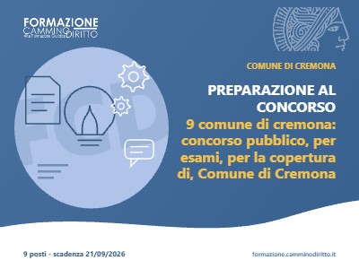 Concorso Comune di Cremona per 9 agenti di polizia locale